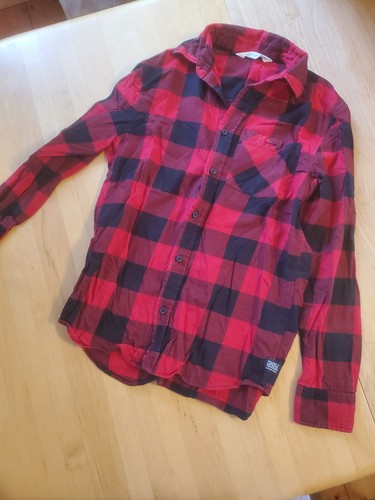 Langarmhemd rot kariert - langarmhemd,,