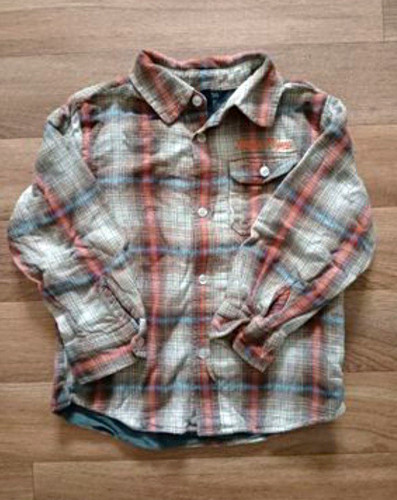 Jungen langarmhemd kariert - h&m,