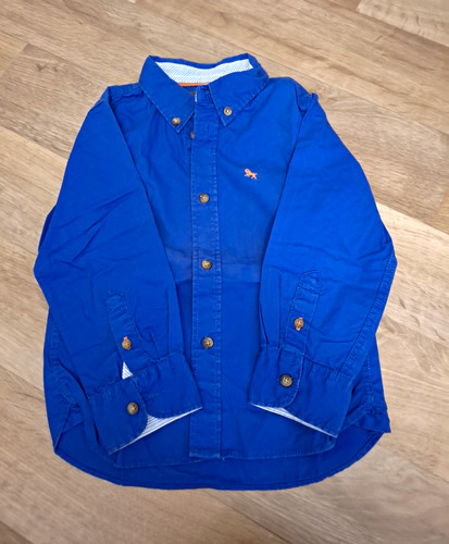 Jungen geknöpftes hemd - geknöpftes, blau