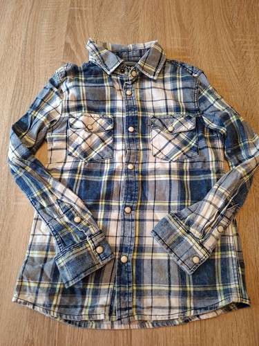 Jungen langarm hemd - hemd, blau