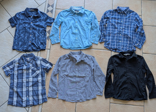 Jungen hemden 122 - gr.,