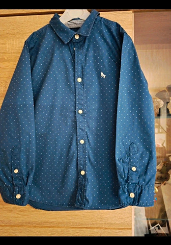 Jungen hemd blau gepunktet - jungen,