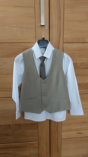 Jungen set hemd weste - hemd, krawatte