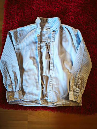 Mng jungen hemd blau - hemd, blau/weiß